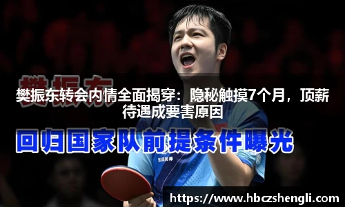 樊振东转会内情全面揭穿：隐秘触摸7个月，顶薪待遇成要害原因